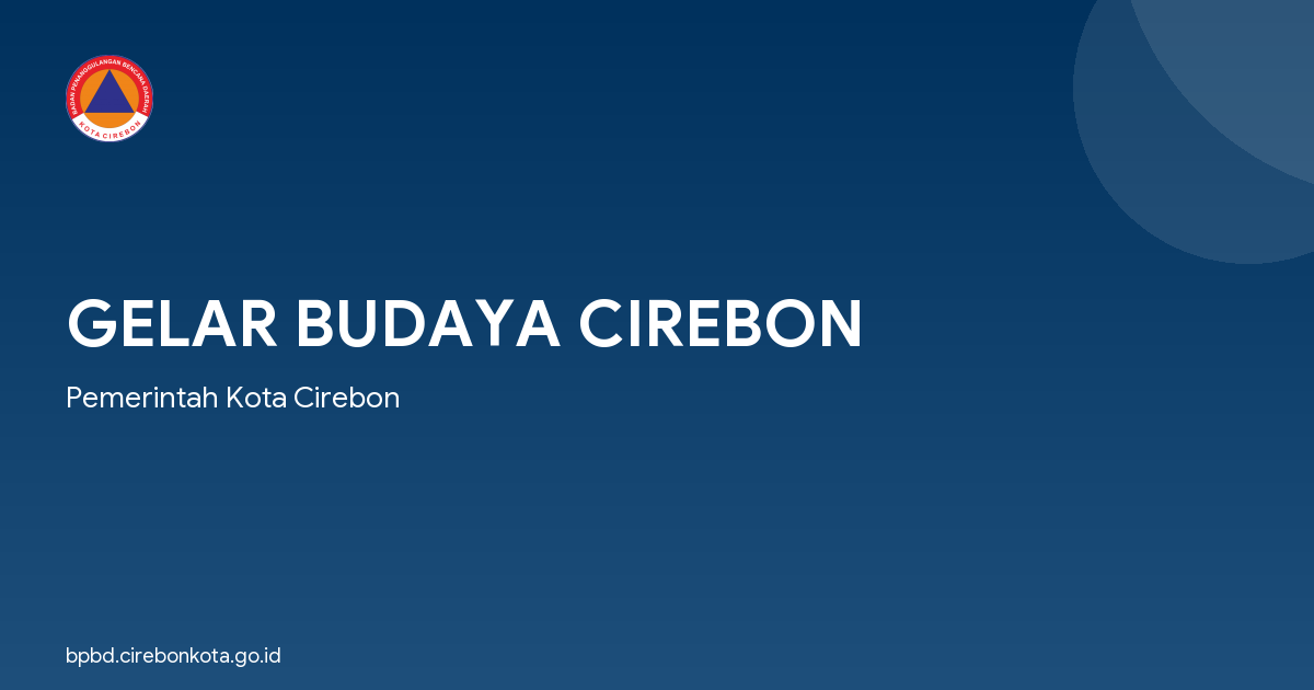 GELAR BUDAYA CIREBON