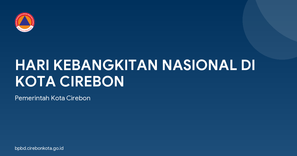HARI KEBANGKITAN NASIONAL DI KOTA CIREBON