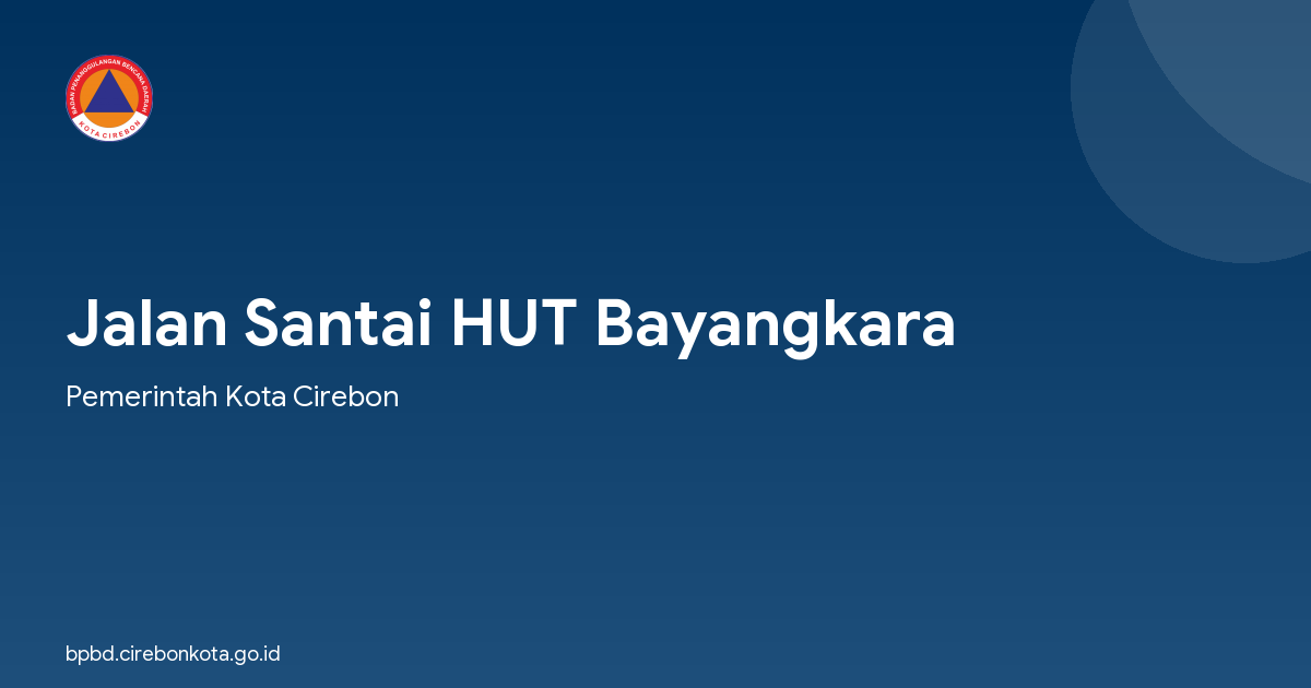 Jalan Santai HUT Bayangkara