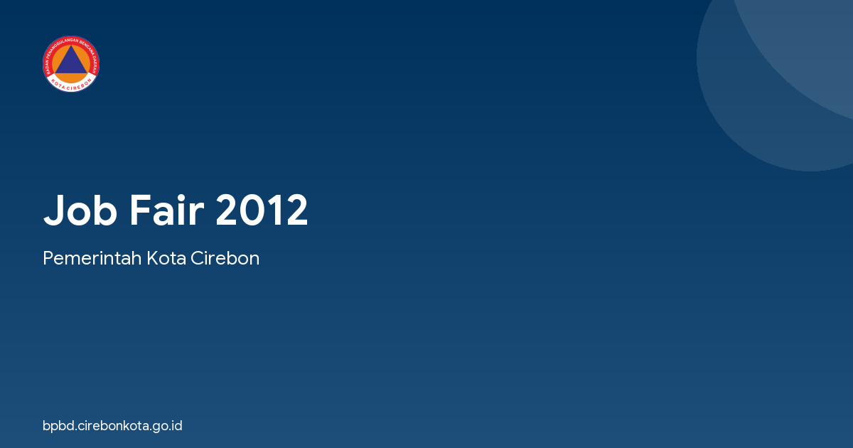 Job Fair 2012