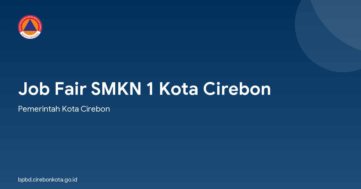 Job Fair SMKN 1 Kota Cirebon