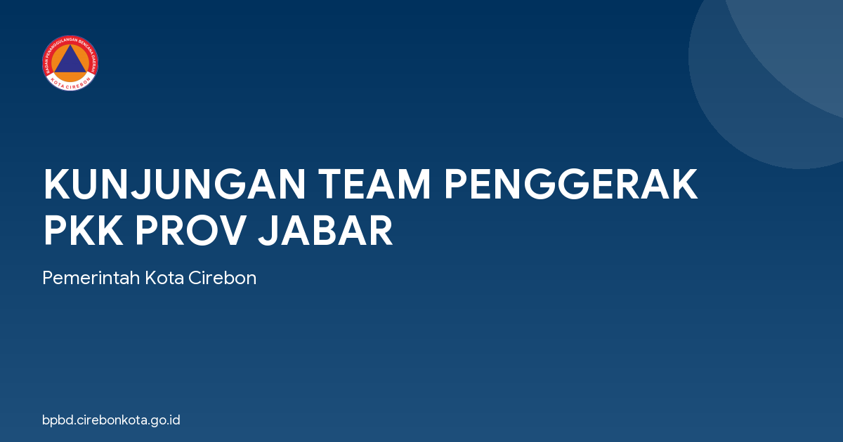 KUNJUNGAN TEAM PENGGERAK PKK PROV JABAR