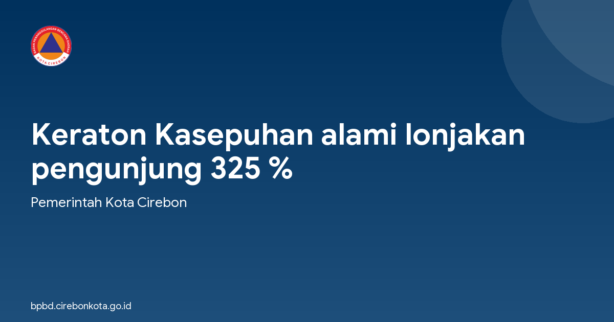 Keraton Kasepuhan alami lonjakan pengunjung 325 %