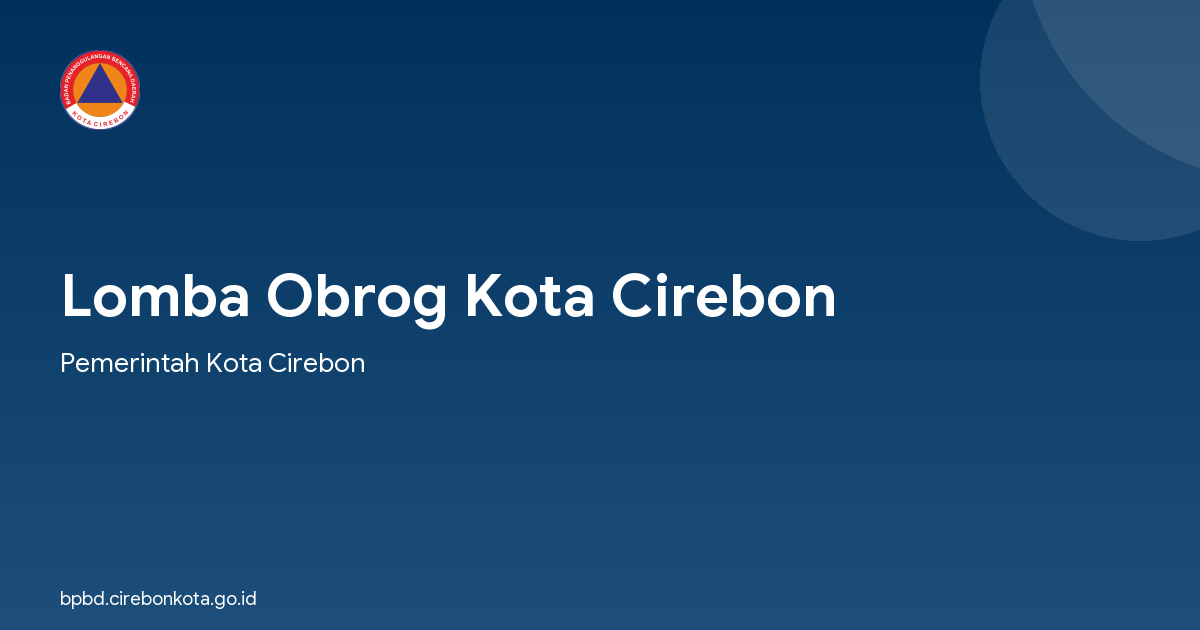 Lomba Obrog Kota Cirebon