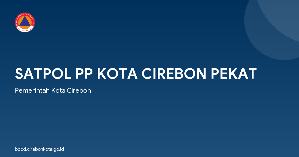 SATPOL PP KOTA CIREBON PEKAT