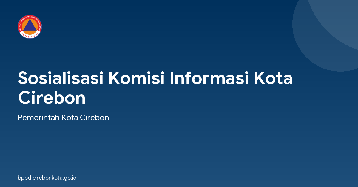 Sosialisasi Komisi Informasi Kota Cirebon