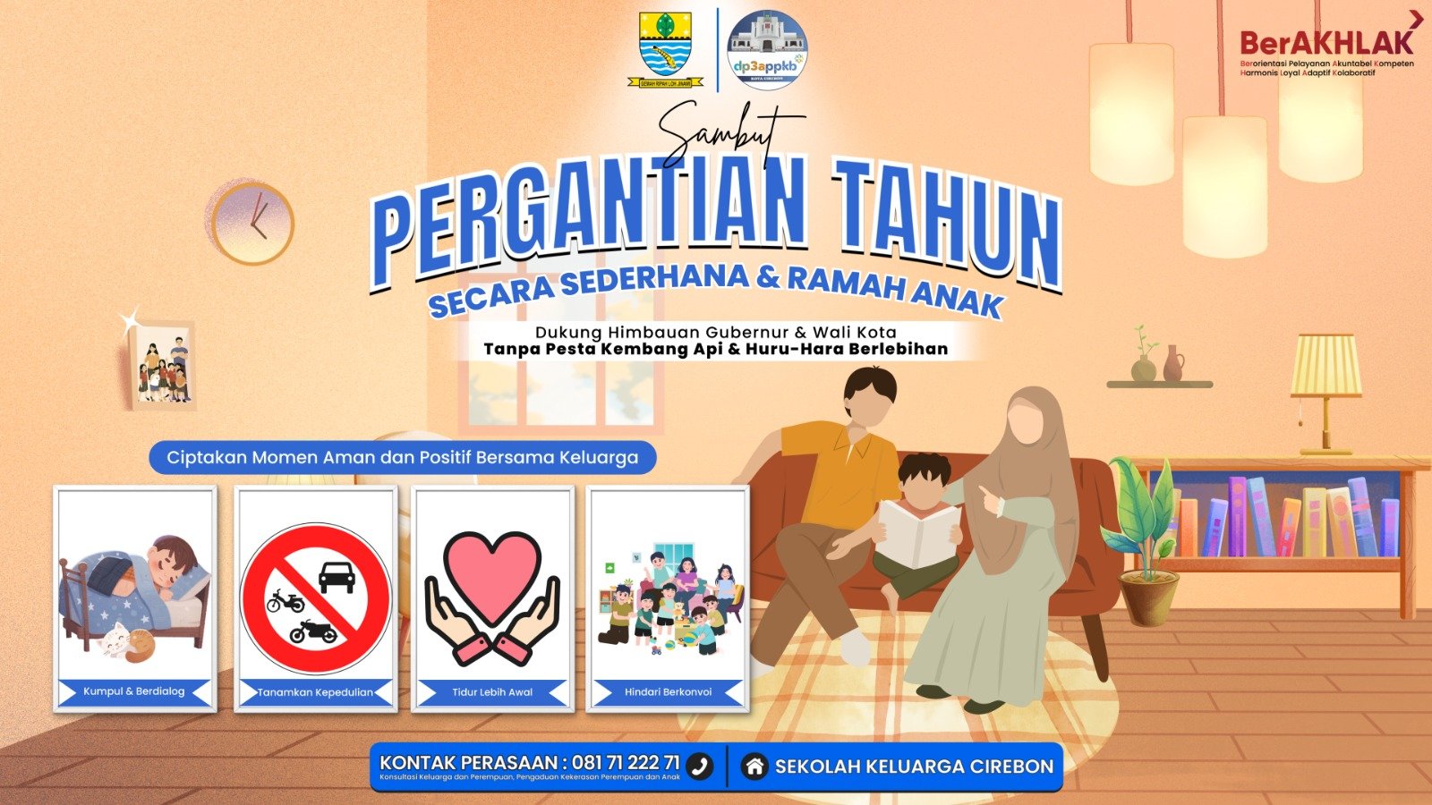 Sambut Tahun Baru Lebih Bermakna, DP3APPKB Kota Cirebon Dukung Imbauan Gubernur dan Wali Kota dengan Dorong Perayaan Sederhana, Aman, dan Ramah Anak